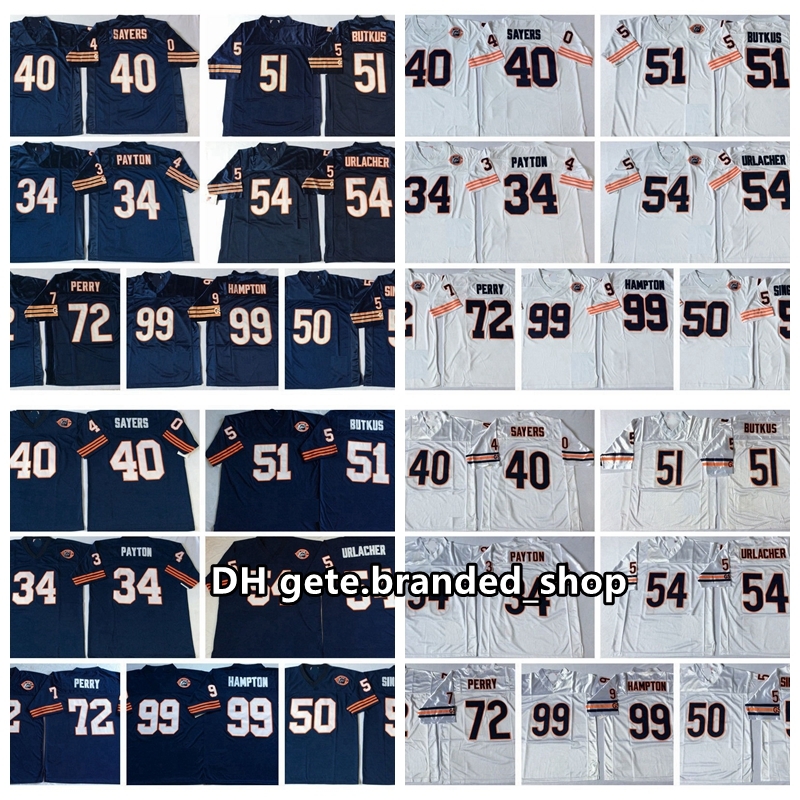 Vintage Chicago Bears Mens Walter Payton 34 William Perry 72 Mike Singletary 50 51 Dan Hampton 99 Stitched Football Jerseys Shirts, Black;red
Vintage Chicago Bears Mens Walter Payton 34 William Perry 72 Mike Singletary 50 51 Dan Hampton 99 Stitched Football Jerseys Shirts, Black;red