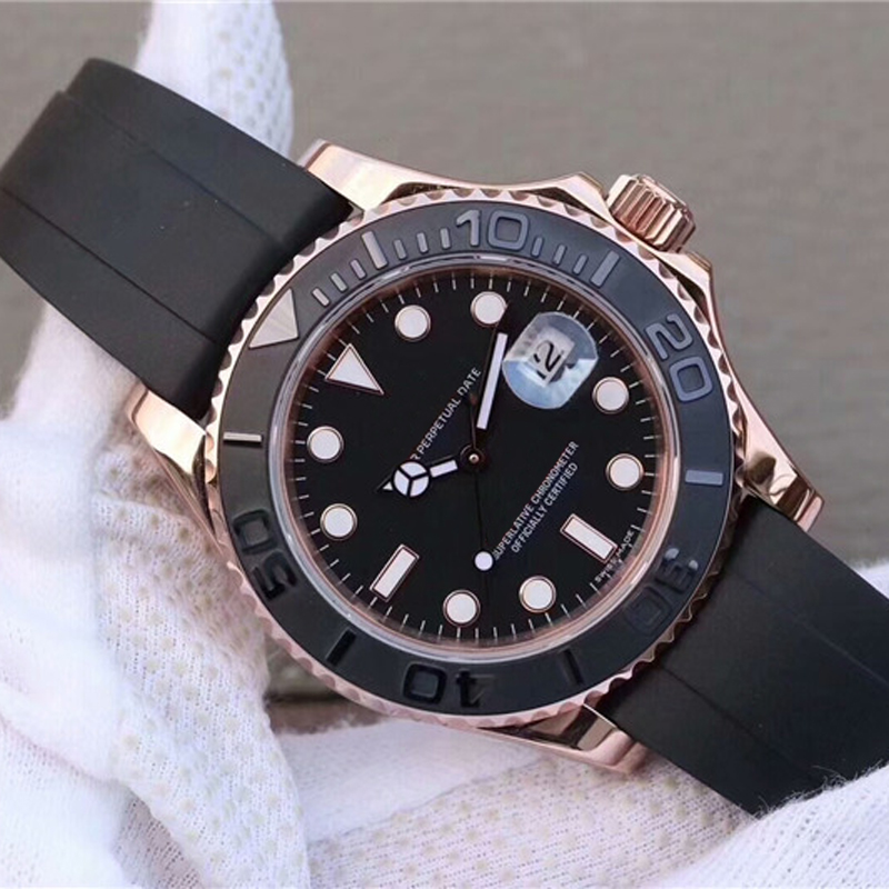 Luxury Fashion Watch Ceramic Black Bezel Mens Mechanical Automatic Movement 40mm Watches Sports men Designer Rose Gold Rubber Band Wristwatc, Slivery;brown
Luxury Fashion Watch Ceramic Black Bezel Mens Mechanical Automatic Movement 40mm Watches Sports men Designer Rose Gold Rubber Band Wristwatc, Slivery;brown