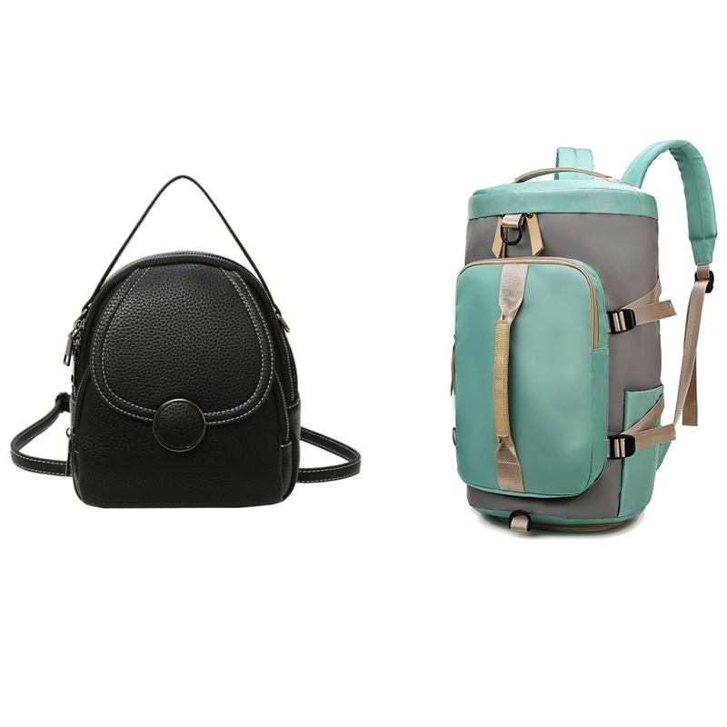 ASDS-Women's Fitness Bags Backpacks Fitness Bags Outdoor Backpacks Green & Fashion Ladies Leather Backpack Black, As shown
ASDS-Women's Fitness Bags Backpacks Fitness Bags Outdoor Backpacks Green & Fashion Ladies Leather Backpack Black, As shown