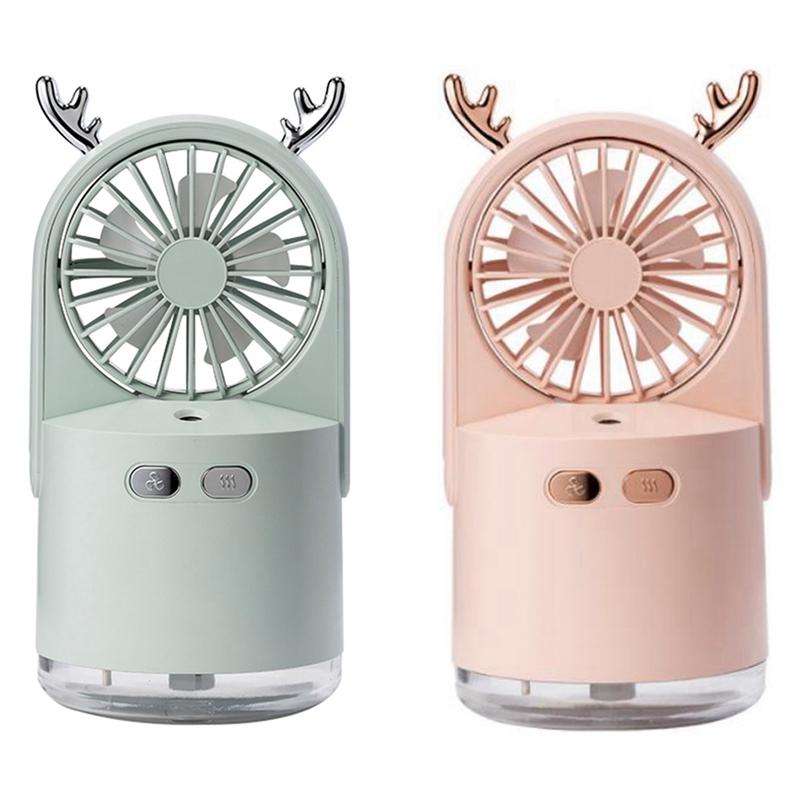 2set Portable USB Fan with Air Diffuser Cooler Mini Fan Desk Desktop Humidifier Green & Pink
2set Portable USB Fan with Air Diffuser Cooler Mini Fan Desk Desktop Humidifier Green & Pink