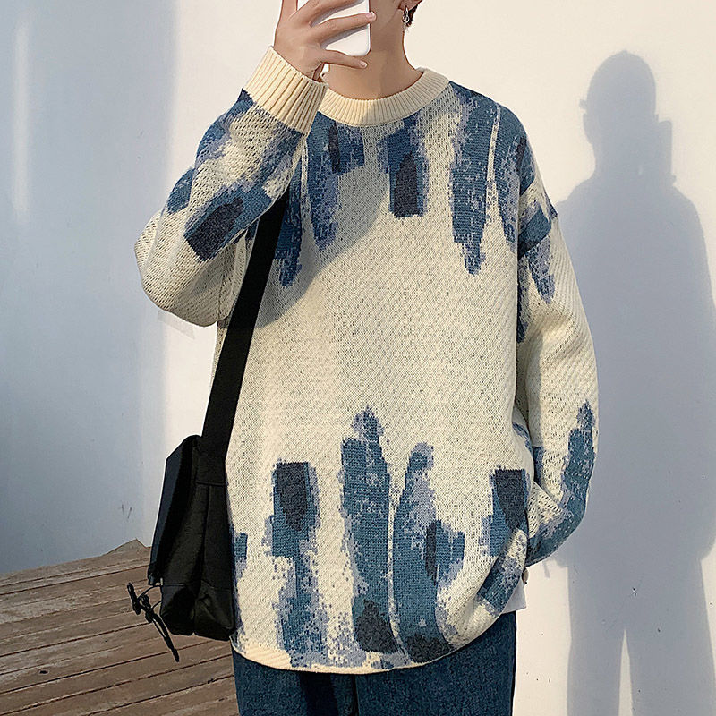 2021 New Autumn Winter Sweater Men's Warmth Fashion Retro Casual Knitted Pullover Men Loose Korean Knitting Sweaters Mens Clothes S-2xl Nvt5, Blue
2021 New Autumn Winter Sweater Men's Warmth Fashion Retro Casual Knitted Pullover Men Loose Korean Knitting Sweaters Mens Clothes S-2xl Nvt5, Blue
