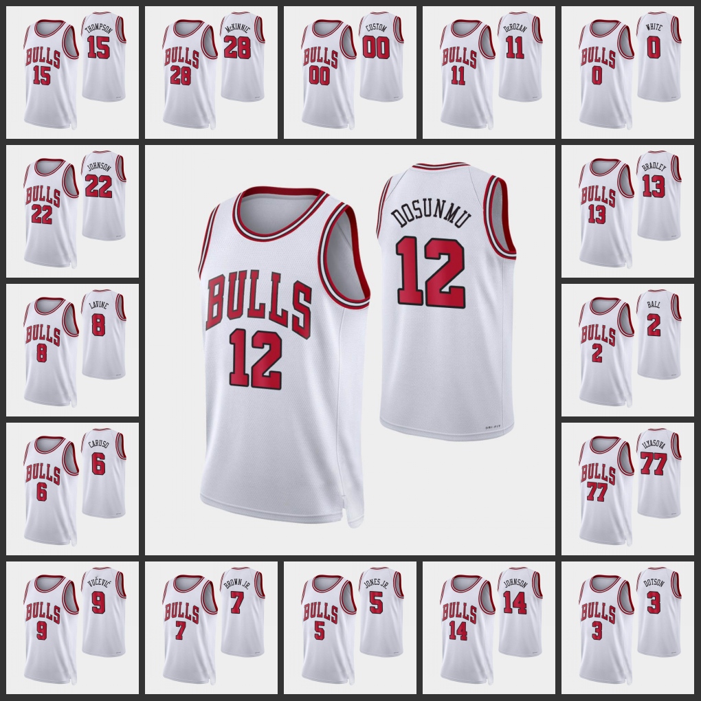 Men Chicago Bulls''DeMar DeRozan Alex Caruso Nikola Vucevic Ayo Dosunmu Troy Brown Jr. 75th Anniversary Diamond Custom White Jersey
Men Chicago Bulls''DeMar DeRozan Alex Caruso Nikola Vucevic Ayo Dosunmu Troy Brown Jr. 75th Anniversary Diamond Custom White Jersey