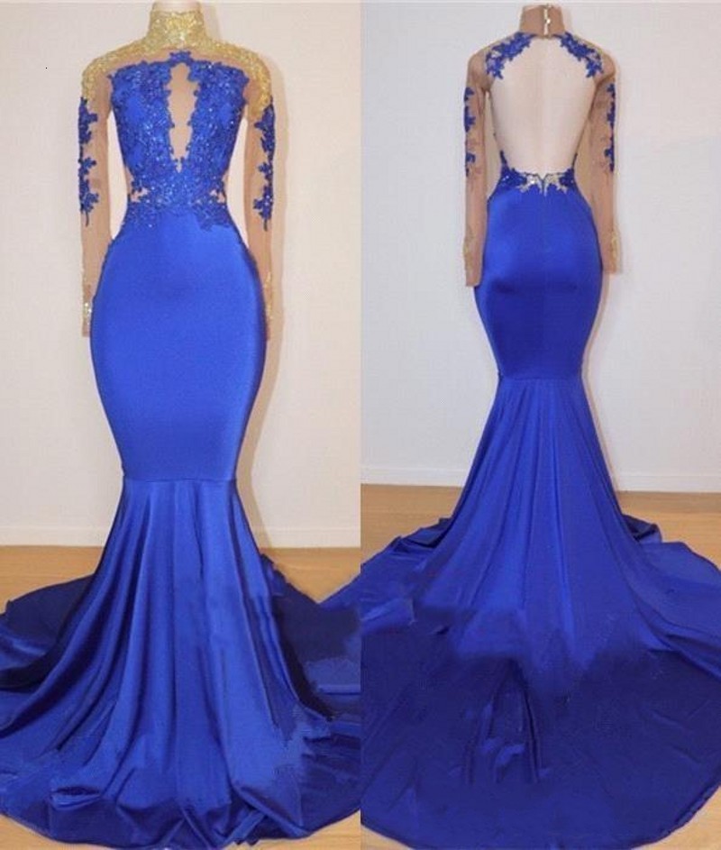2021 New Royal Blue Mermaid Prom Es Vintage Arabic Sleeves Sheer Appliques Open Back Long Evening Gowns Robe De Soriee A92x
2021 New Royal Blue Mermaid Prom Es Vintage Arabic Sleeves Sheer Appliques Open Back Long Evening Gowns Robe De Soriee A92x