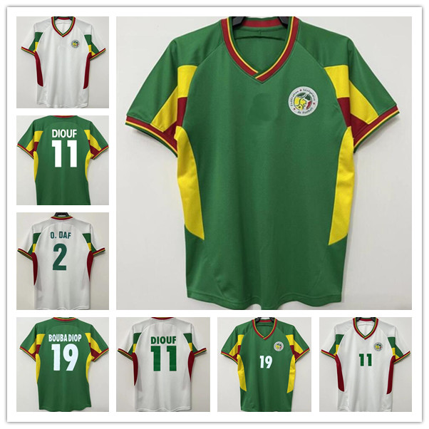 2002 2003 Senegal retro soccer jerseys MANE KOULIBALY GUEYE KOUYATE 02 03 O.DAF DIOP H.CAMARA KH.FADIGA DIOUF Vintage Classic football shirt, Black;yellow
2002 2003 Senegal retro soccer jerseys MANE KOULIBALY GUEYE KOUYATE 02 03 O.DAF DIOP H.CAMARA KH.FADIGA DIOUF Vintage Classic football shirt, Black;yellow