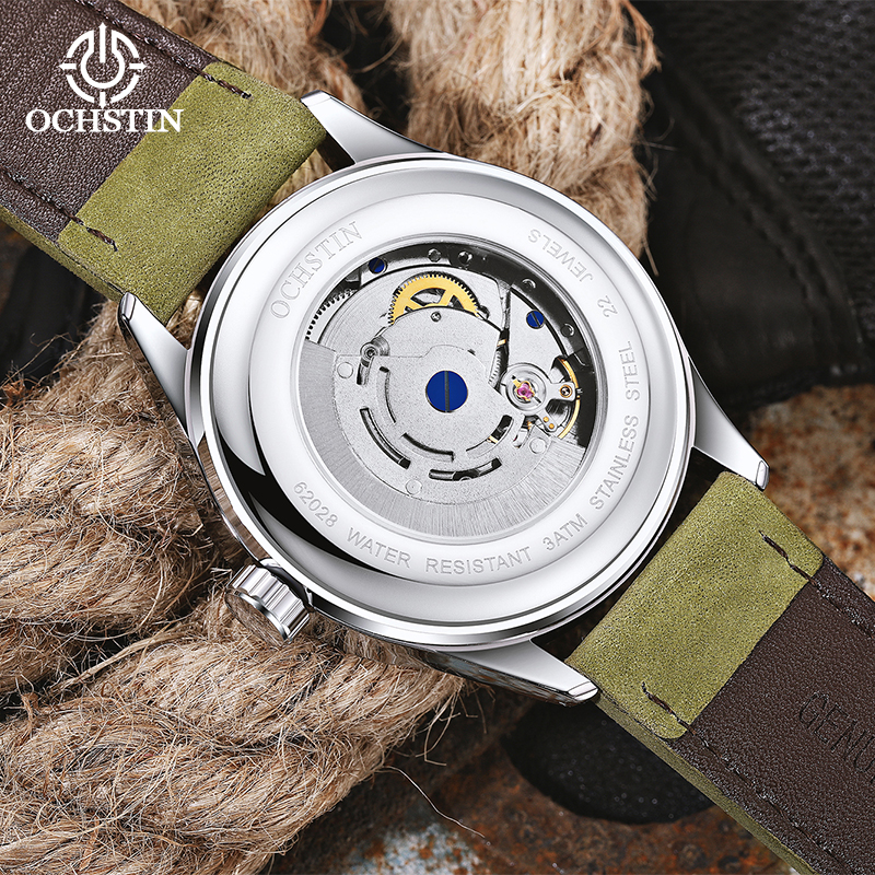 Original Mens Sports Watch OCHSTIN Luxury Casual Dress Military Outdoor Army Wristwatches Automatic Mechanical Waterproof Clockg, Green silver l
Original Mens Sports Watch OCHSTIN Luxury Casual Dress Military Outdoor Army Wristwatches Automatic Mechanical Waterproof Clockg, Green silver l