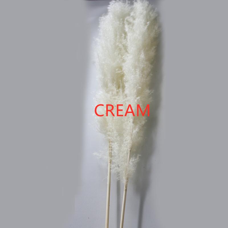 Decorative Flowers & Wreaths 80cm Pampas Grass Extra Large Natural White Dried Bouquet Fluffy For Boho Vintage Style Home Wedding Decor