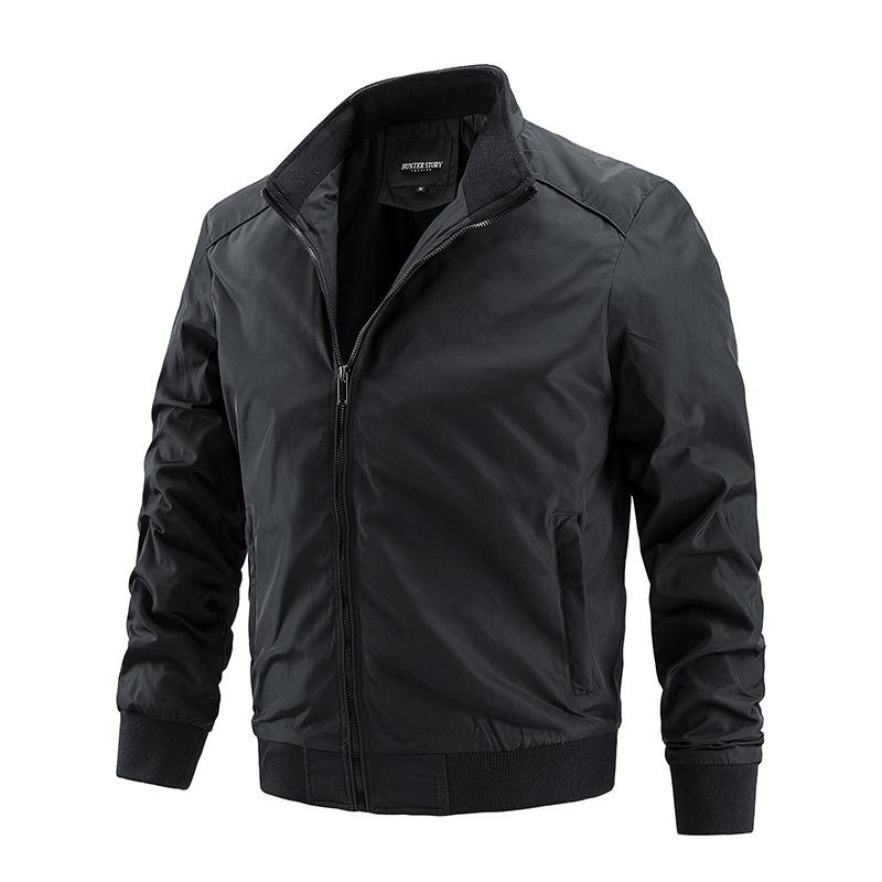 Men's Jackets Slim Fit Baseball Jacket Men Casual Stand Collar Solid Color Bomber Mens Autumn Fashion Quality Man, Black;brown
Men's Jackets Slim Fit Baseball Jacket Men Casual Stand Collar Solid Color Bomber Mens Autumn Fashion Quality Man, Black;brown