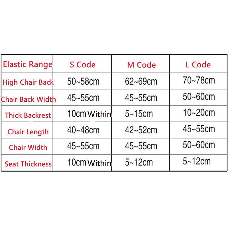 Chair Covers Stretch Polyester Cover Water Proof Solid Color For Arm Office Computer Funda Sillon