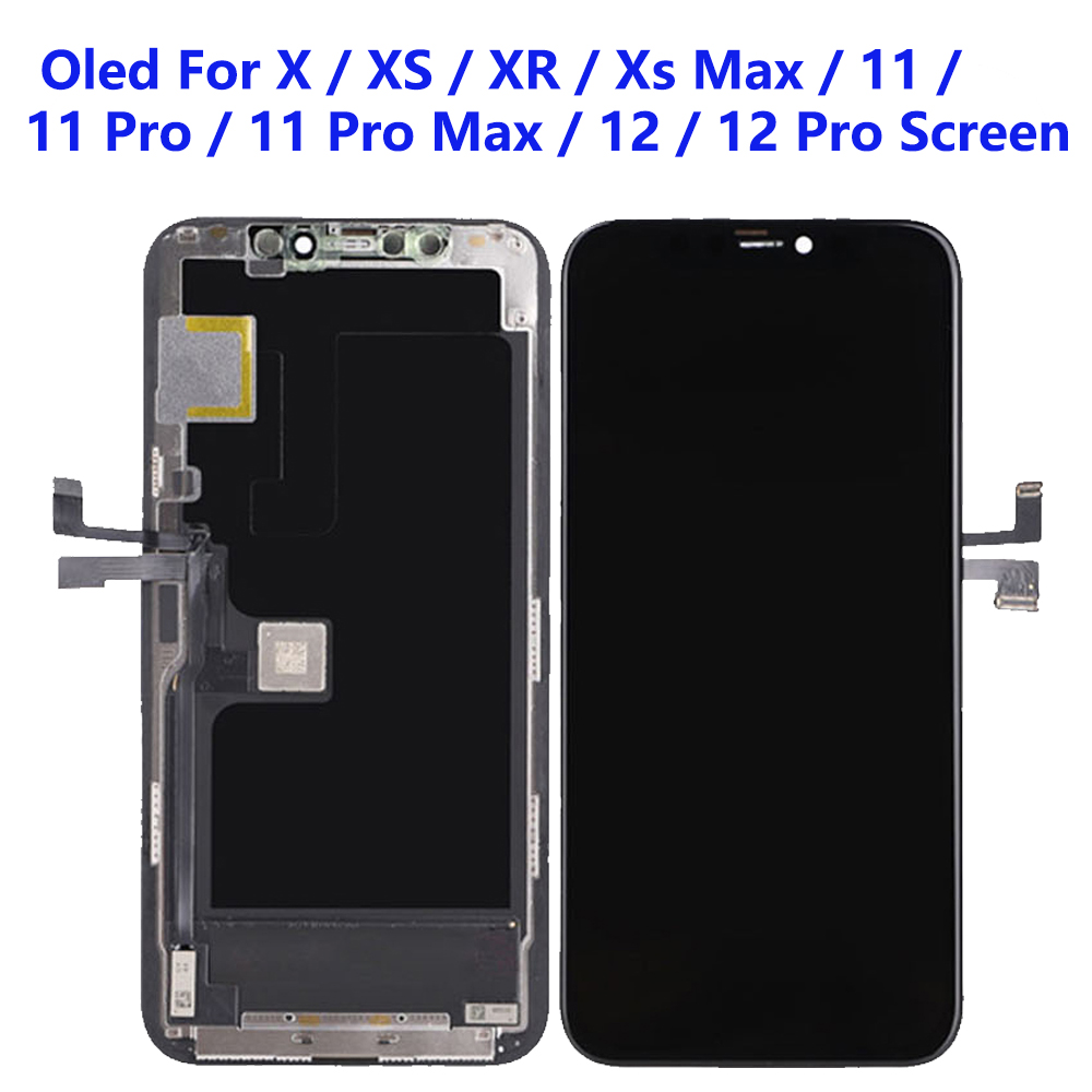 For iPhone GX XS XR 11 12 Pro Max LCD Panels Used to repair phone display JK HE Oled 11PM 12P X Touch Digitizer Screen Assembly Replacement
For iPhone GX XS XR 11 12 Pro Max LCD Panels Used to repair phone display JK HE Oled 11PM 12P X Touch Digitizer Screen Assembly Replacement