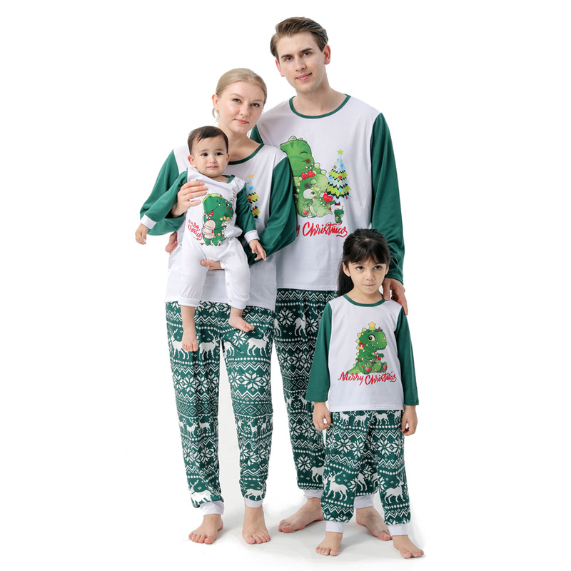 Christmas Family matching Outfits dinosaur print pajamas holiday parent-child wear, Blue
Christmas Family matching Outfits dinosaur print pajamas holiday parent-child wear, Blue