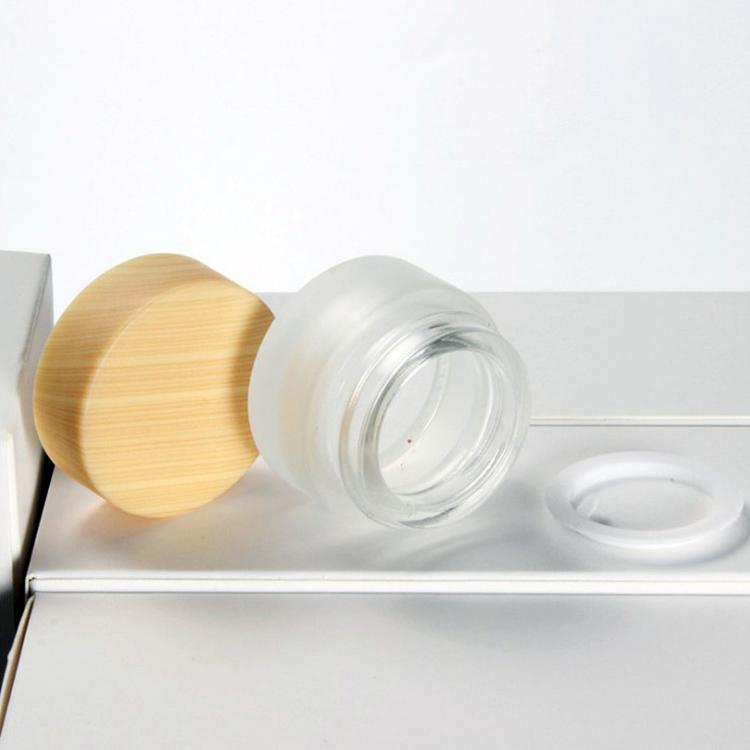 5G Wood Grain Cover Skin Care Bottle Cream Jar Transparent Cosmetic Packaging Eye Cream Sample Bottle 10pcs/lot