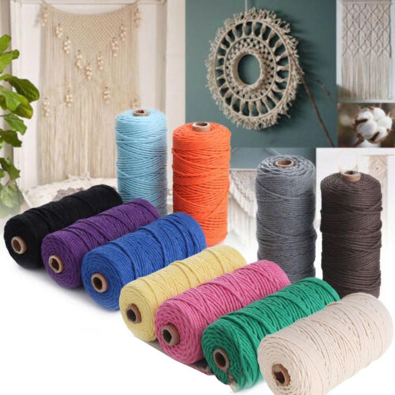 2mm 100M Cotton Macrame Cord Rope Strip Thread for Sewing Craft DIY Colored Twine Rope String Ribbon Home Textile Decoration, 20 white
2mm 100M Cotton Macrame Cord Rope Strip Thread for Sewing Craft DIY Colored Twine Rope String Ribbon Home Textile Decoration, 20 white