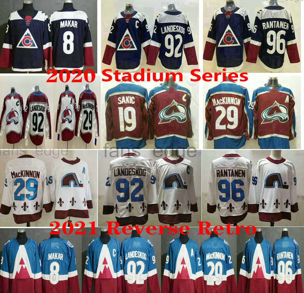 Reverse Retro Colorado Avalanche Ice Hockey 8 Cale Makar 19 Joe Sakic 29 Nathan MacKinnon 92 Gabriel Landeskog 96 Mikko Rantanen Nhl Jerseys, Black
Reverse Retro Colorado Avalanche Ice Hockey 8 Cale Makar 19 Joe Sakic 29 Nathan MacKinnon 92 Gabriel Landeskog 96 Mikko Rantanen Nhl Jerseys, Black