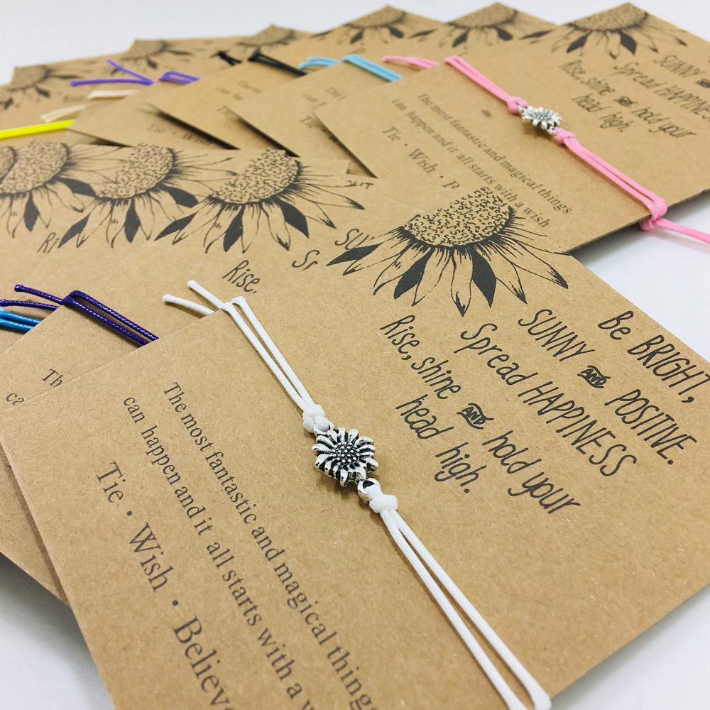 16 Color Sunflower Bracelets Handmade Gifts Silver Bracelets for Friend Bridesmaid Wedding Gift Birthday Party Wish Bohemia Cheaper
16 Color Sunflower Bracelets Handmade Gifts Silver Bracelets for Friend Bridesmaid Wedding Gift Birthday Party Wish Bohemia Cheaper