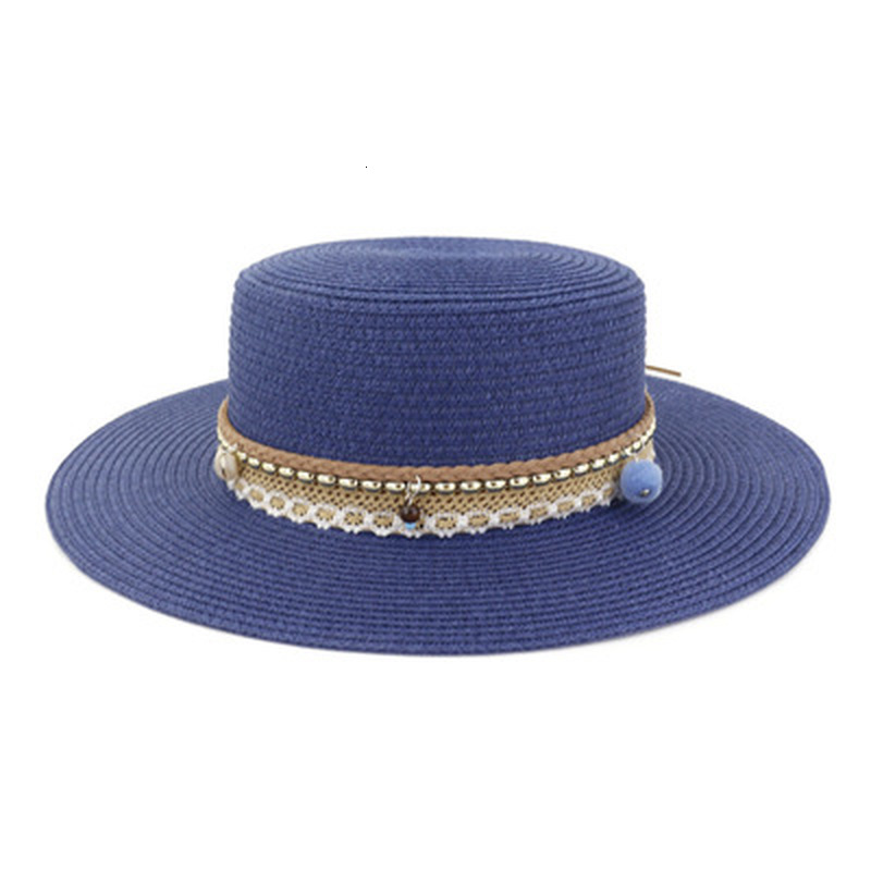 2021 Women Protective Solid Wide Brim Flat Top Straw Hats Band Chain Handmade Casual Outdoor Beach Summer Sun Hat New Fuyx, Pink
2021 Women Protective Solid Wide Brim Flat Top Straw Hats Band Chain Handmade Casual Outdoor Beach Summer Sun Hat New Fuyx, Pink