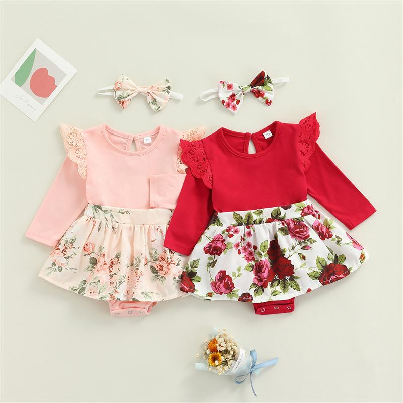 Clothing Sets 2Pcs Born Baby Girls Sweet Romper Tops, Headband Suit, Long Sleeve O-Neck Rose Floral Print Shirt Casual Loose A-Lined Dress, White
Clothing Sets 2Pcs Born Baby Girls Sweet Romper Tops, Headband Suit, Long Sleeve O-Neck Rose Floral Print Shirt Casual Loose A-Lined Dress, White