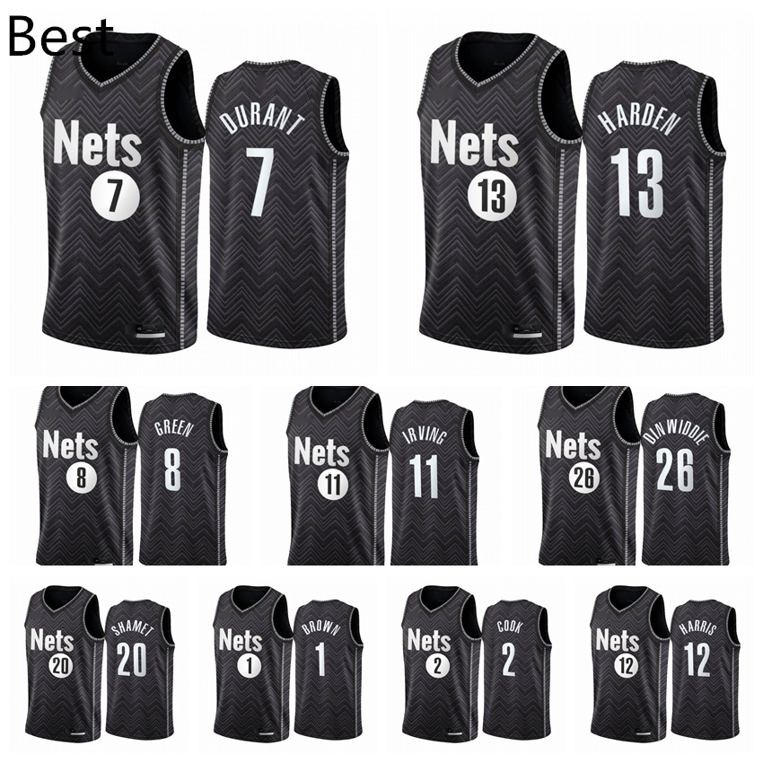 Brooklyn Nets James 13 Harden Jersey Kevin 7 Durant 11 Irving Men 2020-21 Earned Edition Black Basketball Jersey Swingman, White;black
Brooklyn Nets James 13 Harden Jersey Kevin 7 Durant 11 Irving Men 2020-21 Earned Edition Black Basketball Jersey Swingman, White;black