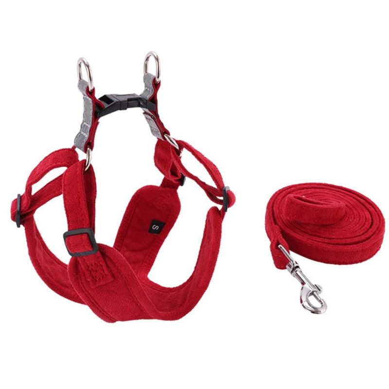 Pet Outwear Small Medium Sized Dog Vest Type Adjustable Size Traction Rope Suede Material With Reflective Strip Traction Rope
Pet Outwear Small Medium Sized Dog Vest Type Adjustable Size Traction Rope Suede Material With Reflective Strip Traction Rope