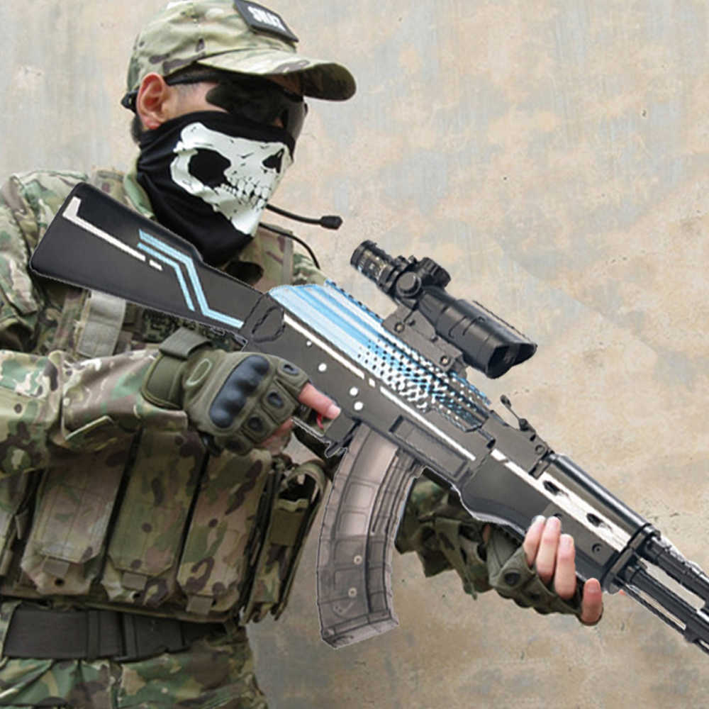 Kids Gun Toy AK 47 Rifle Water Gel Bullets Gun Airsoft Air Guns Toy With Laser Children Outdoor Shooting Toy Sniper Weapon 827 H0913
Kids Gun Toy AK 47 Rifle Water Gel Bullets Gun Airsoft Air Guns Toy With Laser Children Outdoor Shooting Toy Sniper Weapon 827 H0913