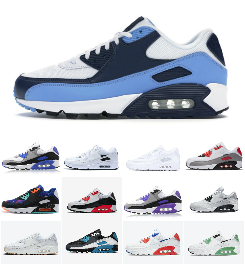 University Blue 90 mens running shoes Triple White black red UNC 90s men women trainers Pale Ivory Camo London Grey Bred CNY Lahar Escape Hyper grape sports sneakers, N006
University Blue 90 mens running shoes Triple White black red UNC 90s men women trainers Pale Ivory Camo London Grey Bred CNY Lahar Escape Hyper grape sports sneakers, N006