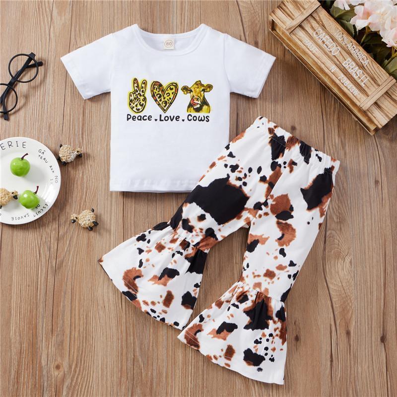 Clothing Sets 1-4 Years Kids Girlst Set Letter Print Short Sleeve T-Shirt Tops Tie-Dyed Flared Trousers Outfits For Girls Casual, White
Clothing Sets 1-4 Years Kids Girlst Set Letter Print Short Sleeve T-Shirt Tops Tie-Dyed Flared Trousers Outfits For Girls Casual, White