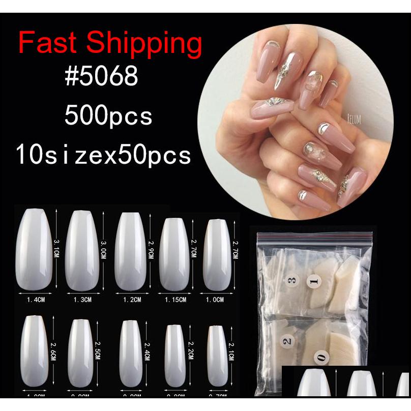 Professional 500pc Coffin Long Ballerina/stiletto Nail Tips Full Cover Diy False Nail Acrylic Press On Fake Na qyltTd homes2011, 0661-white
Professional 500pc Coffin Long Ballerina/stiletto Nail Tips Full Cover Diy False Nail Acrylic Press On Fake Na qyltTd homes2011, 0661-white