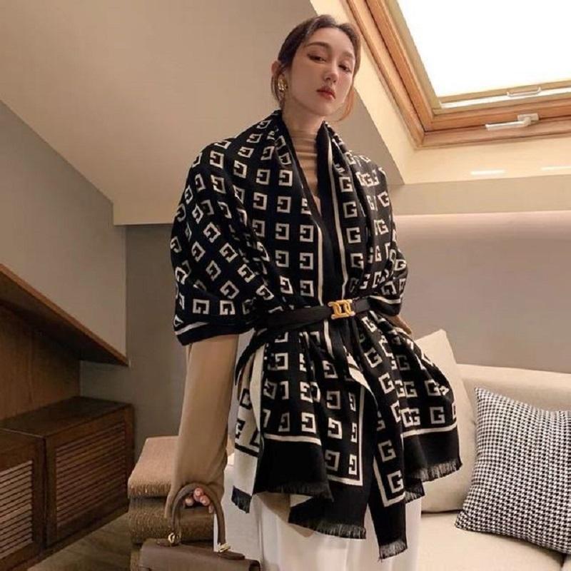 Scarves Cashmere Scarf Women's Autumn And Winter Long Warm With Double-sided Dual-use Big Shawl
Scarves Cashmere Scarf Women's Autumn And Winter Long Warm With Double-sided Dual-use Big Shawl