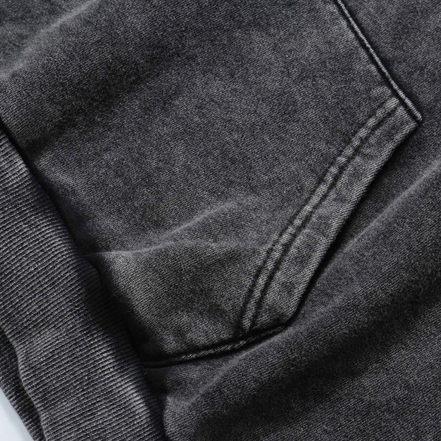 AT SUNRISE Oversized Hoodie Sweatshirt Men Hip Hop Streetwear Harajuku Washed Hooded Pullover Autumn Cotton Loose Hoodie Black 201020