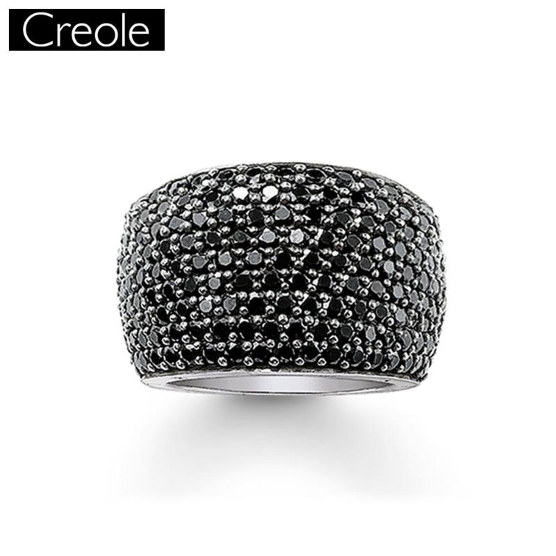 Cluster Rings Cocktail Black CZ Pave Wide 925 Sterling Silver Gift For Women & Men Europe Style Rebel 2021 Ring Fashion Jewelry
Cluster Rings Cocktail Black CZ Pave Wide 925 Sterling Silver Gift For Women & Men Europe Style Rebel 2021 Ring Fashion Jewelry