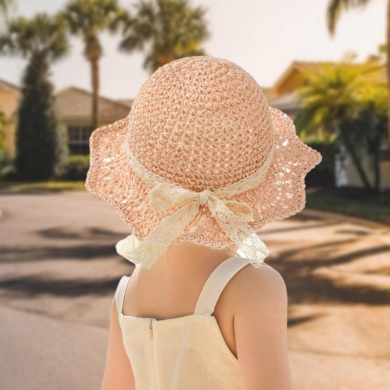 Outdoor Hats Summer Girls Straw Hat Baby Pink Mesh Flower Wide Brim Sun Panama Kids Children Beach Cap With Bow Ribbon Decoration, Yellow
Outdoor Hats Summer Girls Straw Hat Baby Pink Mesh Flower Wide Brim Sun Panama Kids Children Beach Cap With Bow Ribbon Decoration, Yellow