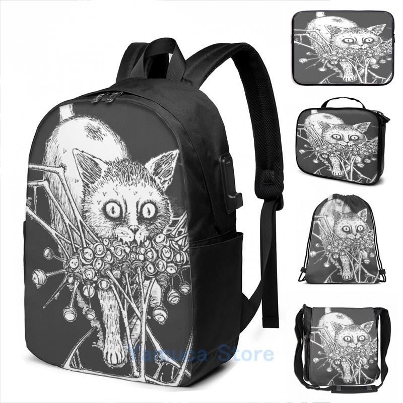 Backpack Graphic Print Junji Ito Soichis Beloved Pet (Black Background) USB Charge Men School Bags Women Bag Travel Laptop, Drawstring bag
Backpack Graphic Print Junji Ito Soichis Beloved Pet (Black Background) USB Charge Men School Bags Women Bag Travel Laptop, Drawstring bag