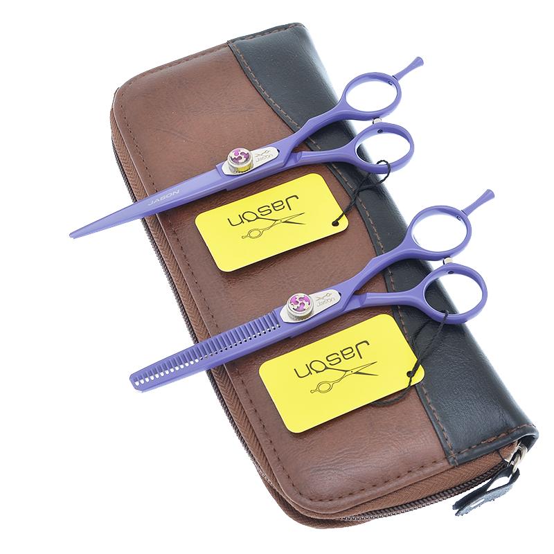 Hair Scissors Jason 6 Inch Professional Hairdressing Set Japanese Steel Barber Cutting Thinning Shears Haircut Tools A0105D