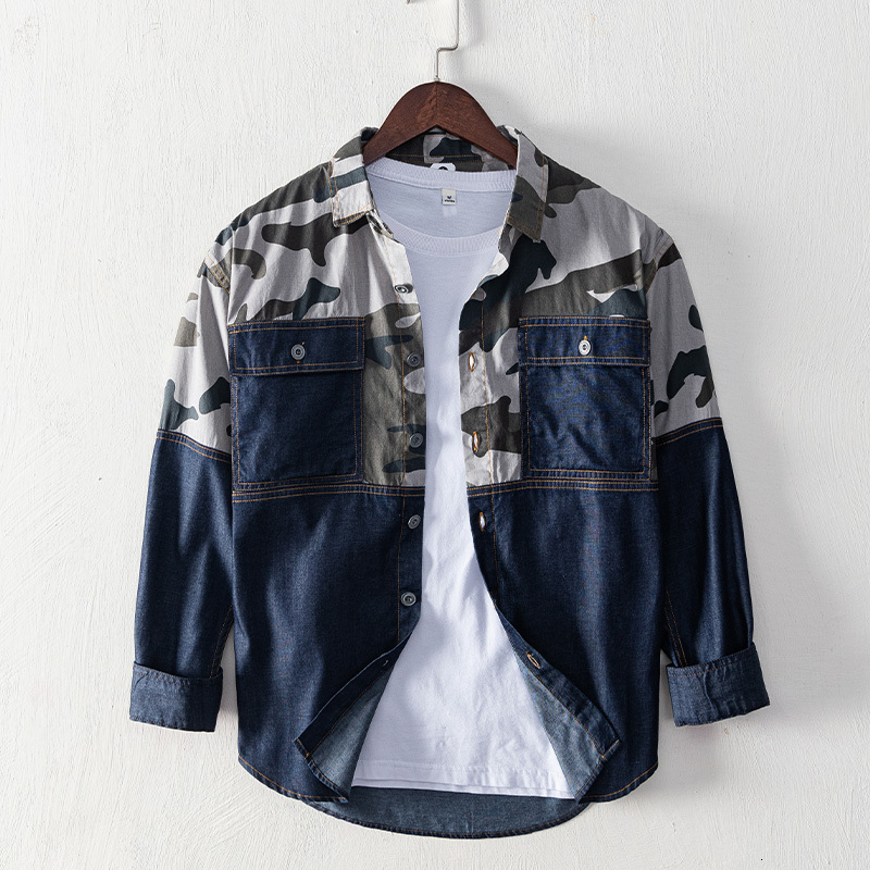 2021 100% Cotton Casual Long Sleeve Denim Shirts Comfortable Retro Shirt Fashions for Man Sh Male Tops Chemise 3xxz, Khaki.
2021 100% Cotton Casual Long Sleeve Denim Shirts Comfortable Retro Shirt Fashions for Man Sh Male Tops Chemise 3xxz, Khaki.