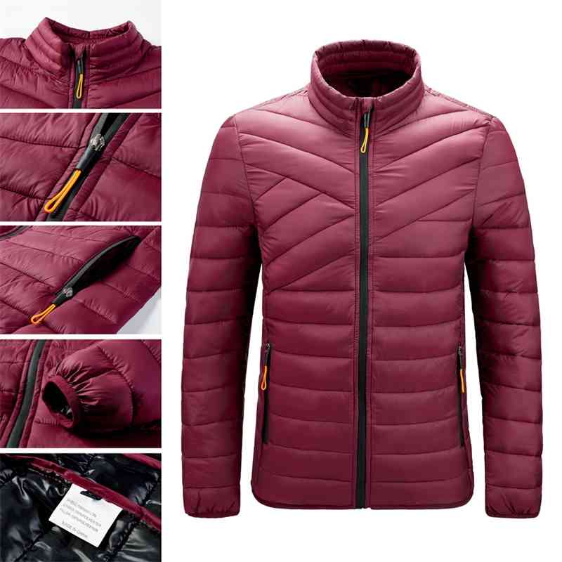 Men's thin autumn and winter warm standing collar elastic bonded men's cotton padded jacket, Yellow
Men's thin autumn and winter warm standing collar elastic bonded men's cotton padded jacket, Yellow