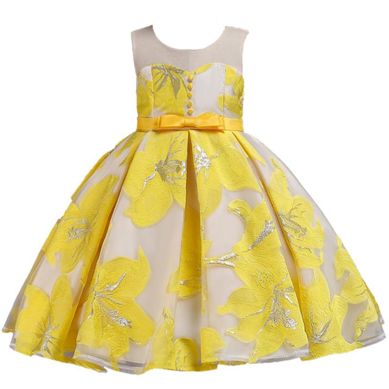 Girl's Dresses Elegant Toddler Girls Princess Dress 2021 Summer Children Formal Evening Party Flower Girl Wedding Ball Gown Kids, Yellow
Girl's Dresses Elegant Toddler Girls Princess Dress 2021 Summer Children Formal Evening Party Flower Girl Wedding Ball Gown Kids, Yellow
