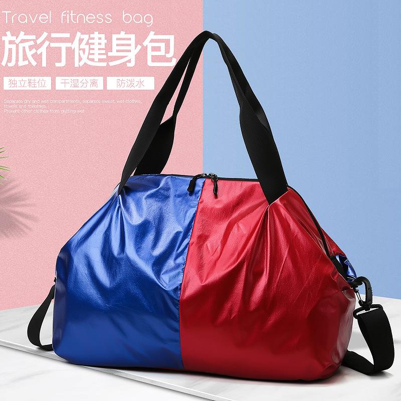 Unisex Wear-resistant Oxford Travel Crossbody Bag Water Repellent Fitness Shoulder Bag Wet Separation Hand Luggage XA554F, Black white
Unisex Wear-resistant Oxford Travel Crossbody Bag Water Repellent Fitness Shoulder Bag Wet Separation Hand Luggage XA554F, Black white