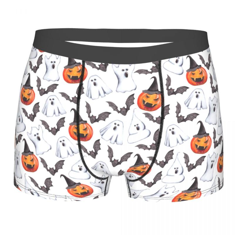 Underpants Halloween Pumpkin Spooky Bat Underwear Funny Sexy Trenky Print Trunk Polyester Pouch Males Boxer Brief, Black;white
Underpants Halloween Pumpkin Spooky Bat Underwear Funny Sexy Trenky Print Trunk Polyester Pouch Males Boxer Brief, Black;white