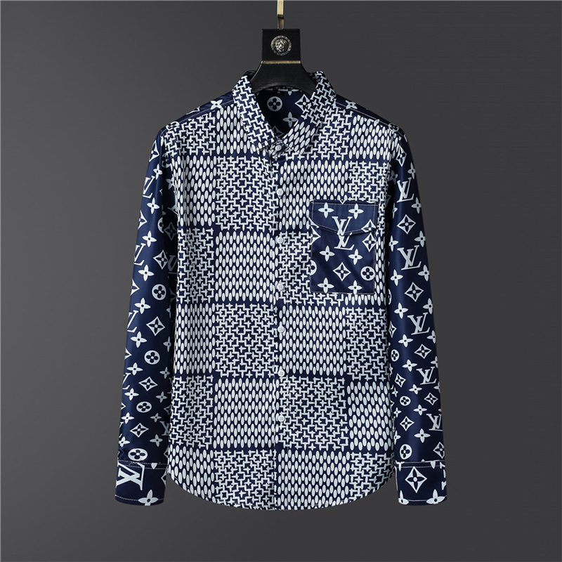 2021New Boutique Fashion Print Men's Casual Long-sleeved Shirts / Male Slim High-end Letter Printing LeisureM_XXXL#99, White;black
2021New Boutique Fashion Print Men's Casual Long-sleeved Shirts / Male Slim High-end Letter Printing LeisureM_XXXL#99, White;black