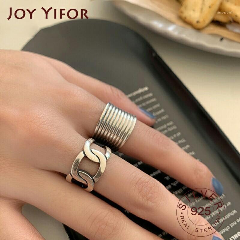 Cluster Rings 925 Sterling Silver Thick Chain Ring Female Retro Distressed Index Finger Opening Punk Style Handmade Jewelry Gift1
Cluster Rings 925 Sterling Silver Thick Chain Ring Female Retro Distressed Index Finger Opening Punk Style Handmade Jewelry Gift1