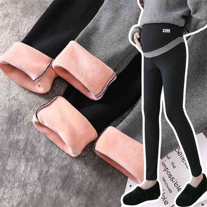 Pregnant Women Winter Warm Trousers With Pink Thickening Velvet Striped Patchwork Embroidery Maternity Abdomen Pants Leggings 210721, Dark grey
Pregnant Women Winter Warm Trousers With Pink Thickening Velvet Striped Patchwork Embroidery Maternity Abdomen Pants Leggings 210721, Dark grey