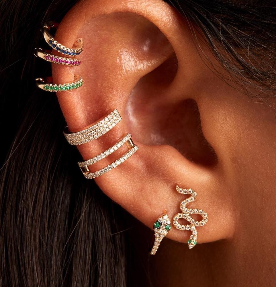 Cute Snake Cimber Earring Gold Plated Vermeil 925 Sterling Silver Pave White Green Cz Lovely Sweet Girl Dainty dff1405, Golden;silver
Cute Snake Cimber Earring Gold Plated Vermeil 925 Sterling Silver Pave White Green Cz Lovely Sweet Girl Dainty dff1405, Golden;silver