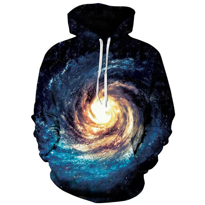 Starry sky swirl pattern 3D printing hoodie visual impact party top punk goth round neck high quality American sweater hoodie, Black
Starry sky swirl pattern 3D printing hoodie visual impact party top punk goth round neck high quality American sweater hoodie, Black