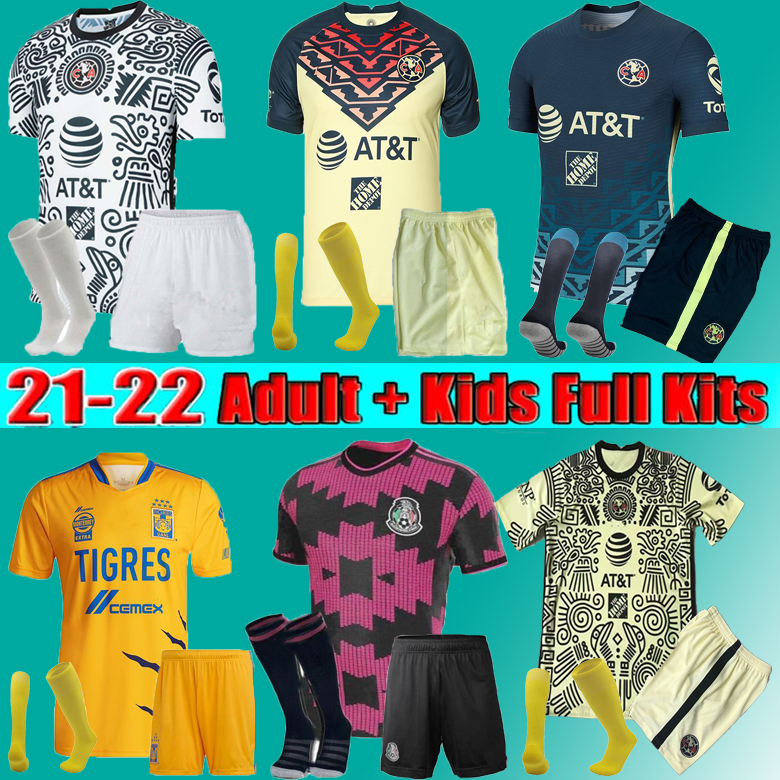 men + kids kit 21 22 LIGA MX Club America soccer Jerseys C.DOMINGUEZ O.PERALTA P.AGUILAR 2021 2022 Tigres UNAM GIOVANI Football shirt Mexico CHICHARITO uniform, Gold
men + kids kit 21 22 LIGA MX Club America soccer Jerseys C.DOMINGUEZ O.PERALTA P.AGUILAR 2021 2022 Tigres UNAM GIOVANI Football shirt Mexico CHICHARITO uniform, Gold