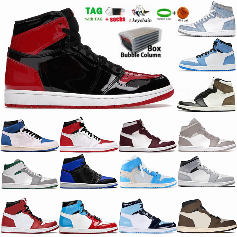 High OG Patent Bred 1 Basketball Shoes Heritage Mid Linen Light Smoke Grey University Blue Dark Mocha Obsidian UNC Men Women Sports Sneakers Trainers Eur 46 47 retors, Withbox-14
High OG Patent Bred 1 Basketball Shoes Heritage Mid Linen Light Smoke Grey University Blue Dark Mocha Obsidian UNC Men Women Sports Sneakers Trainers Eur 46 47 retors, Withbox-14