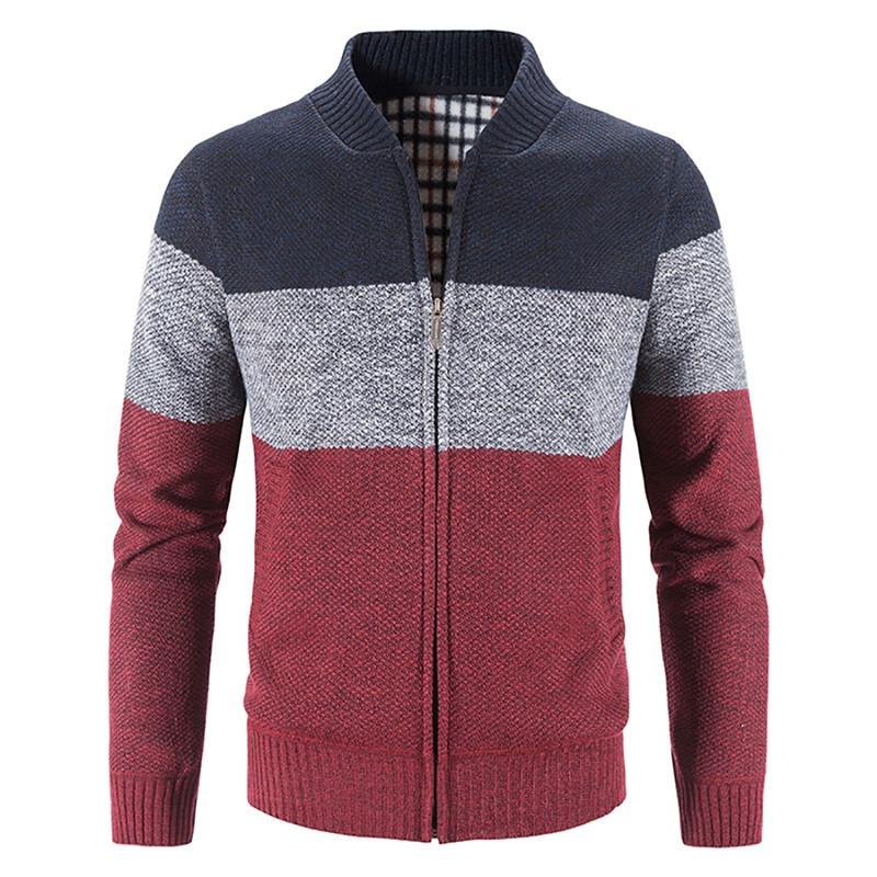Men's Sweaters Autumn Winter Patchwork Sweater Coat Wool Knit Men Zipper Knitted Thick Warm Casual Knitwear Cardigan Jackets, White;black
Men's Sweaters Autumn Winter Patchwork Sweater Coat Wool Knit Men Zipper Knitted Thick Warm Casual Knitwear Cardigan Jackets, White;black