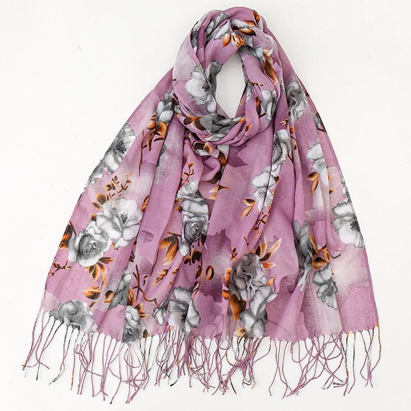 Scarves Women's Voile Tassel Ladies Vintage Flower Print Scarf Sunscreen Shawl Head Wraps
Scarves Women's Voile Tassel Ladies Vintage Flower Print Scarf Sunscreen Shawl Head Wraps
