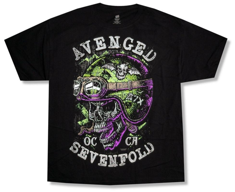Men' T-Shirts Avenged Sevenfold Helmet Skull Black T Shirt Official Adult A7X, Men-navy
Men' T-Shirts Avenged Sevenfold Helmet Skull Black T Shirt Official Adult A7X, Men-navy
