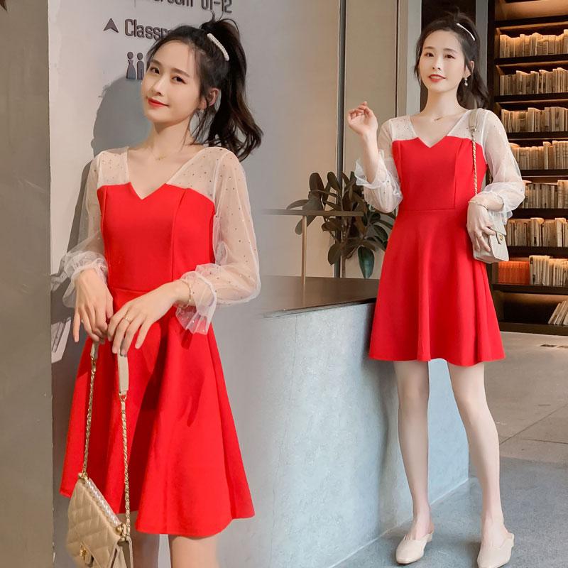 Maternity Dresses 9919# Clothes Nursing Dress V Neck Patchwork Red Pregnant Women Pregnancy Breastfeeding, White
Maternity Dresses 9919# Clothes Nursing Dress V Neck Patchwork Red Pregnant Women Pregnancy Breastfeeding, White