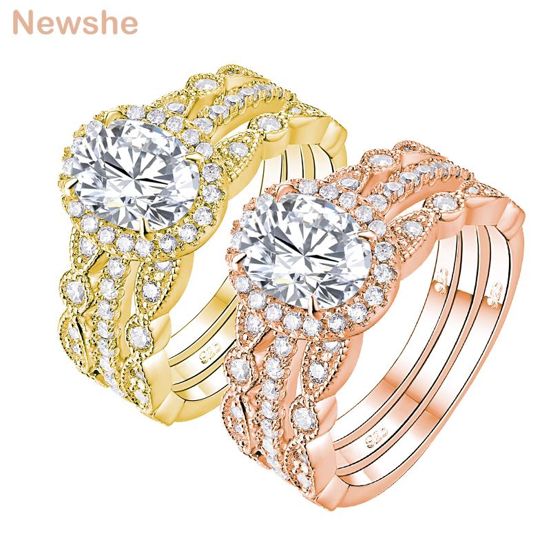 Cluster Rings She Yellow Rose Gold Engagement For Women Bridal Set 925 Sterling Silver Oval Cut Zircons Art Deco Wedding Bands, Golden;silver
Cluster Rings She Yellow Rose Gold Engagement For Women Bridal Set 925 Sterling Silver Oval Cut Zircons Art Deco Wedding Bands, Golden;silver