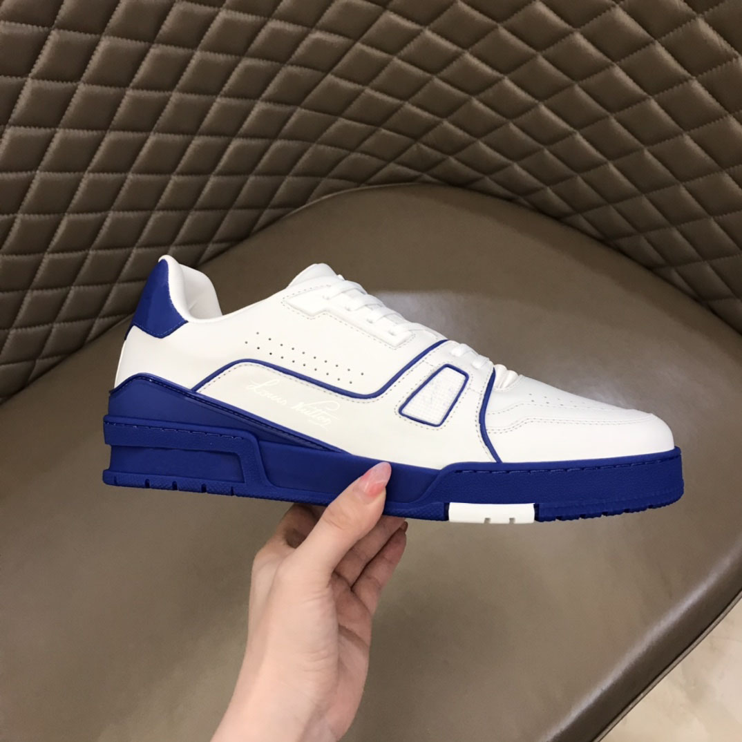 Newest Luxurys Designer Outdoor White Shoes Trainer Sneaker Monochrome Version Grained Calf leather Running basketball Rubbers sole Classical Red Blue Size 38-45, Other
Newest Luxurys Designer Outdoor White Shoes Trainer Sneaker Monochrome Version Grained Calf leather Running basketball Rubbers sole Classical Red Blue Size 38-45, Other